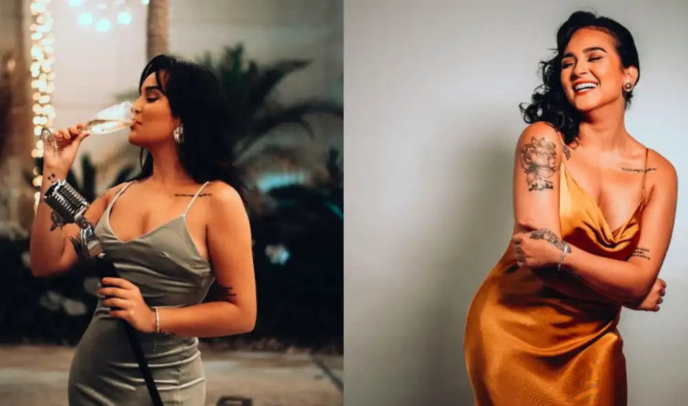 La salsera confesó que otra vez está soltera. Foto: composición Instagram Daniela Darcourt.