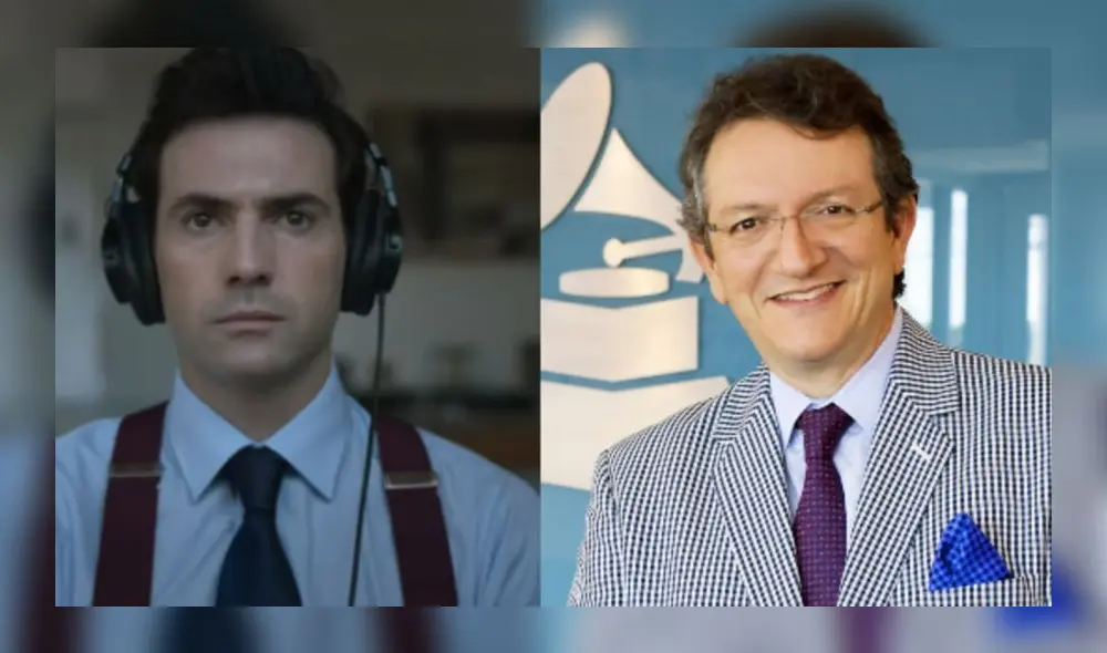 Pablo Cruz Guerrero es Patricio Robles, quien en la vida real seria, aparentemente, Mauricio Abaroa. Foto: Netflix/composición