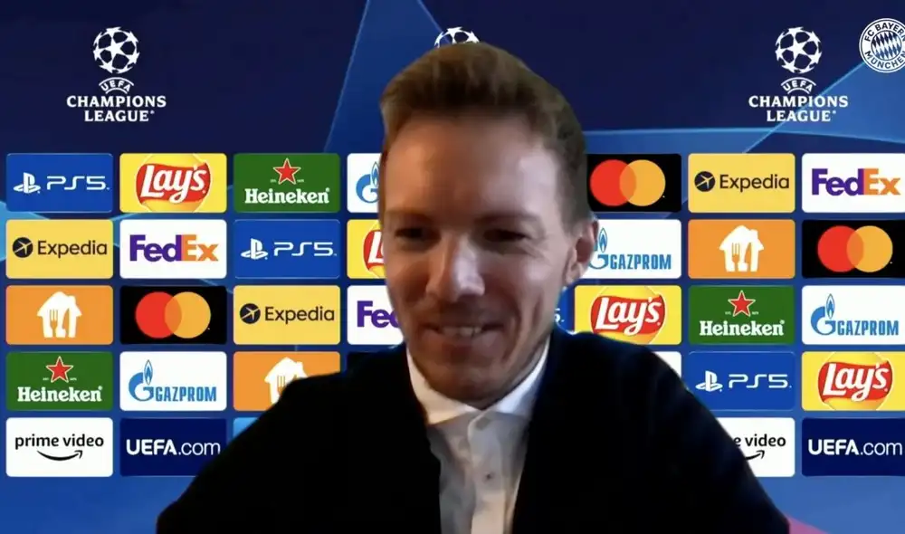Julian Nagelsmann podría volver al banquillo con el Bayern tras estar varios partidos ausente por COVID-19. Foto: Bayern