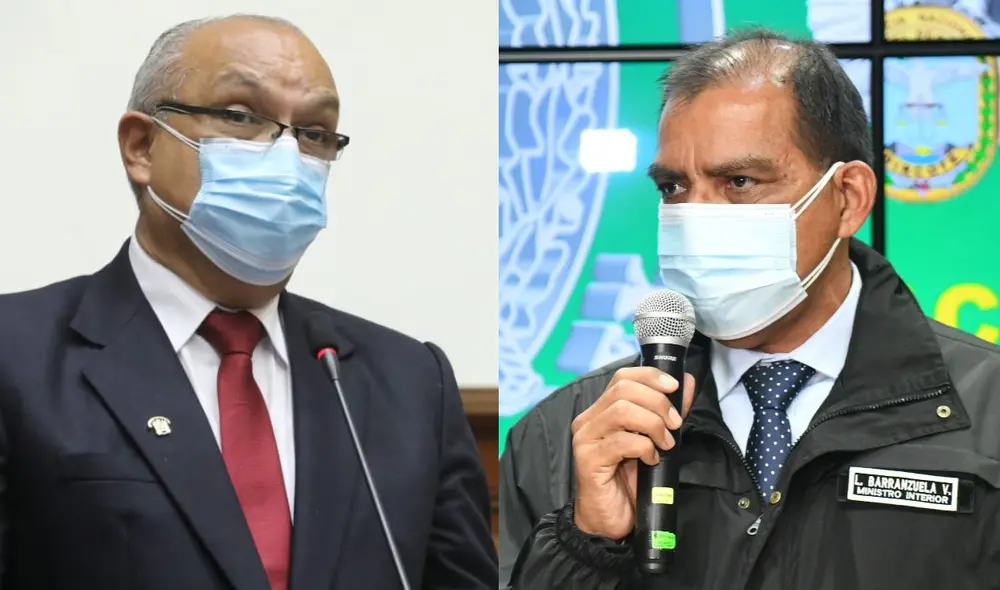 “El señor Barranzuela, por el bien del país, la tranquilidad y la estabilidad económica, debería dar un paso al costado", expresó Kamiche. Foto: composición/Congreso/Mininter “El señor Barranzuela, por el bien del país, la tranquilidad y la estabilidad económica, debería dar un paso al costado", expresó Kamiche. Foto: composición/Congreso/Mininter