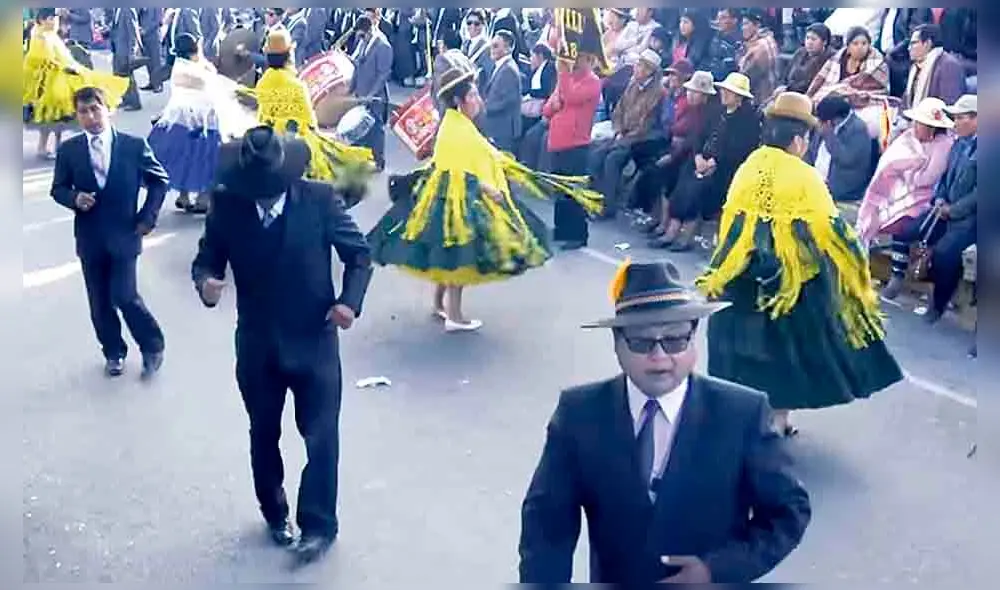 Al descubierto.  Agustín Luque fue parte de conjunto en 2018 donde bailó Narda Castillo, quien fue responsable de dar luz verde a cuestionado consorcio. Foto: Captura video