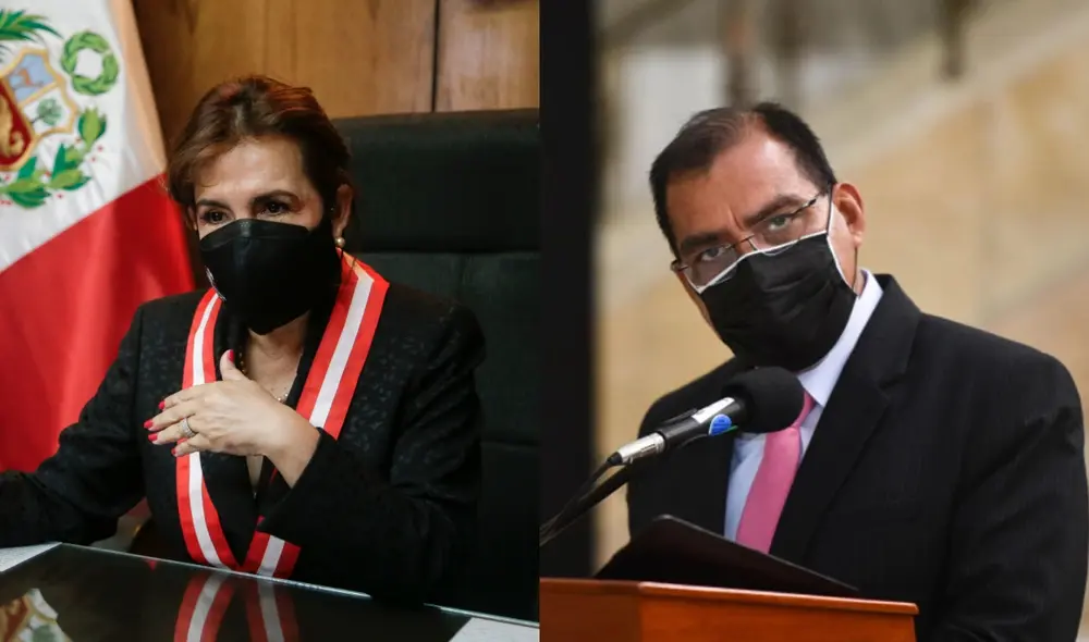 "Corresponde al Ejecutivo, en uso de sus atribuciones, tomar la medida que corresponda", refirió Elvia Barrios. Foto: composición/La República/Mininter