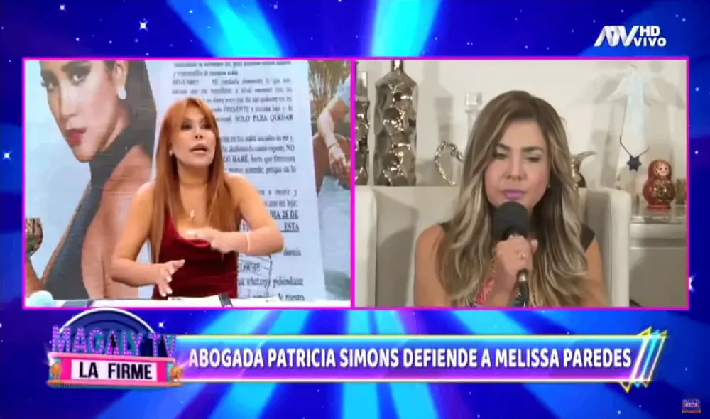 Magaly Medina mostró pruebas que probarían que Rodrigo Cuba estaba distanciado de la actriz. Foto: Instagram