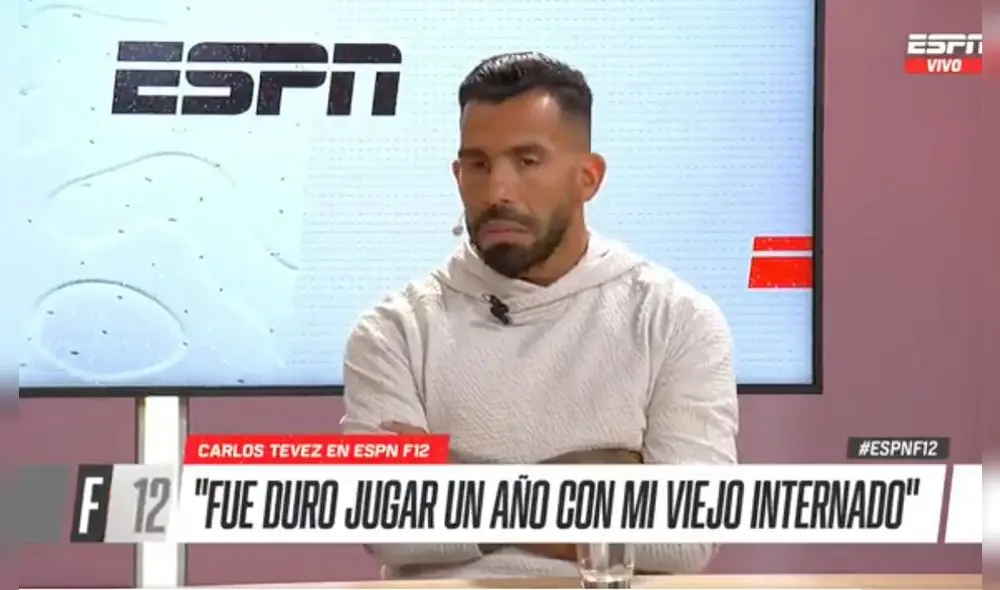 Carlos Tévez ganó la Copa Libertadores con Boca Juniors en el 2003. Foto: captura ESPN Carlos Tévez ganó la Copa Libertadores con Boca Juniors en el 2003. Foto: captura ESPN