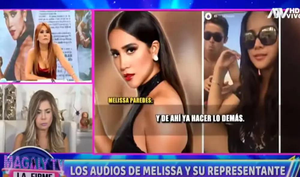 Melissa Paredes y Rodrigo Cuba protagonizan polémica separación. Foto: captura ATV