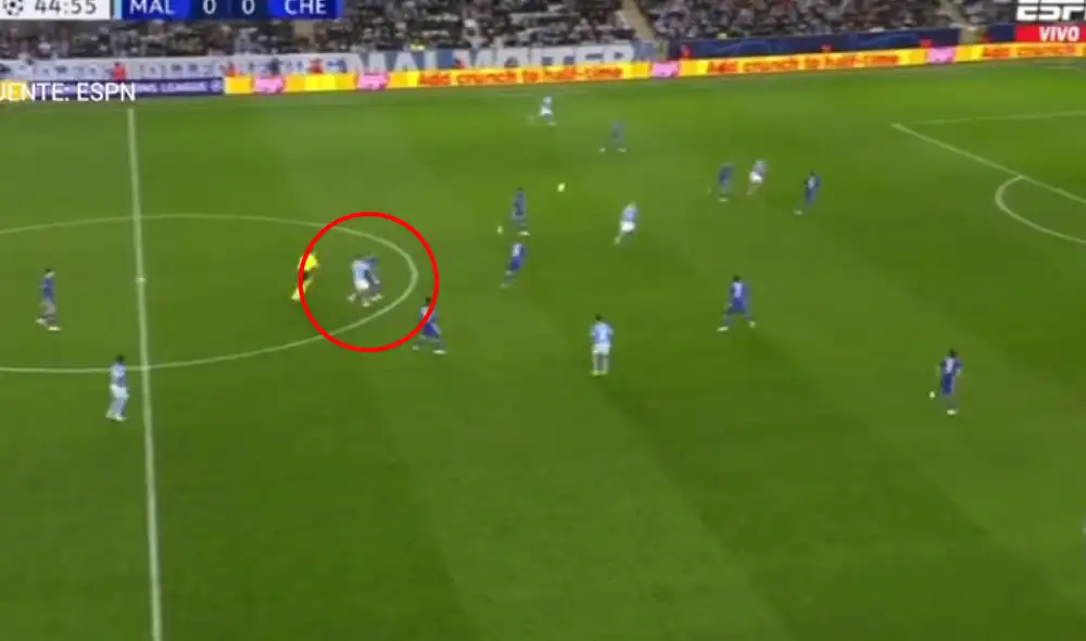 Sergio Peña es titular frente al Chelsea: Captura: ESPN.