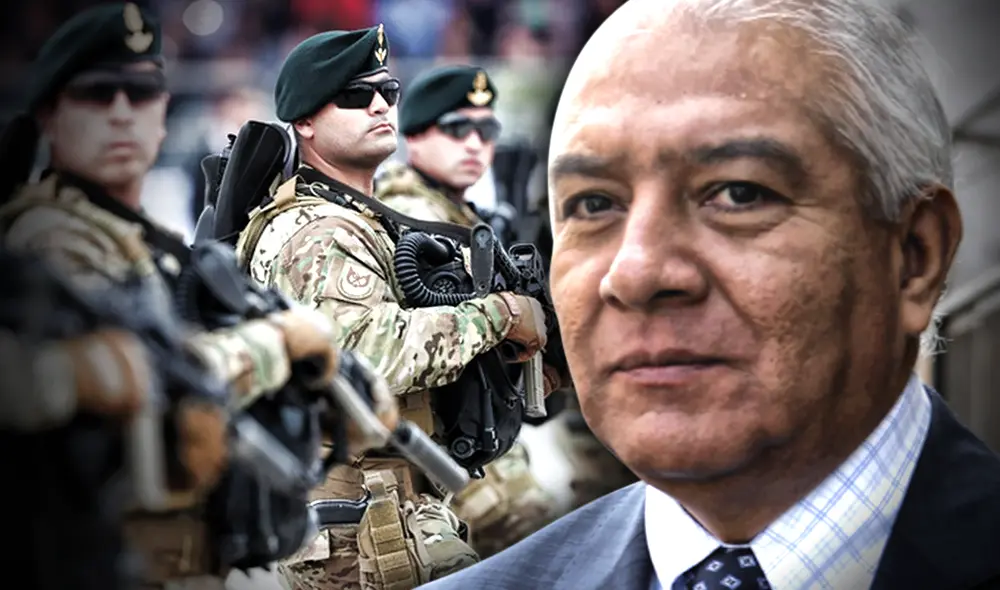 Wilfredo Pedraza, exministro del Interior, aseguró que las FF. AA. no tienen una varita para eliminar la delincuencia. Foto: composición Gerson Cardoso/La República