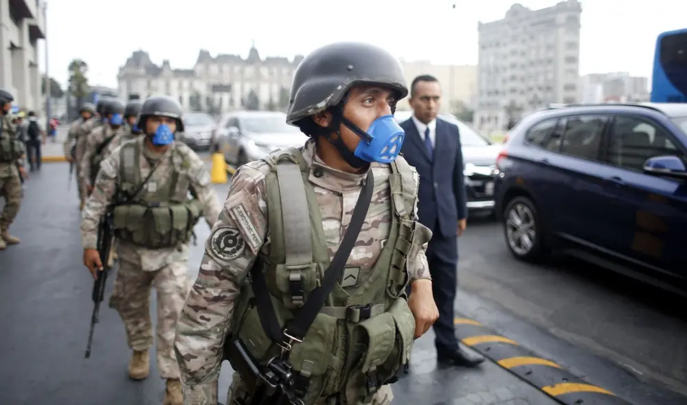 Intervención de FF.AA. será por 30 días calendario. Foto: Andina. Intervención de FF.AA. será por 30 días calendario. Foto: Andina.