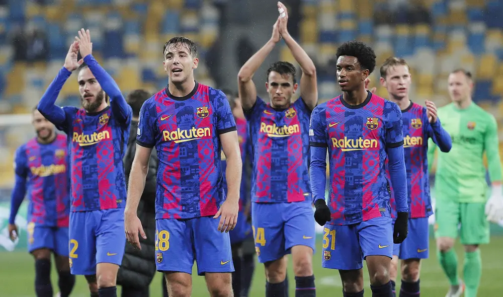 Barcelona venció por segunda vez a Dinamo Kiev en la Champions League 2021/22. Foto: AFP