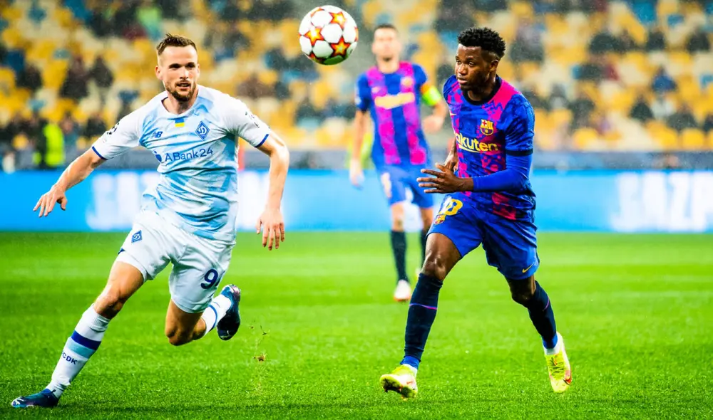 Barcelona venció por segunda vez a Dinamo Kiev en la Champions League 2021/22. Foto: FC Barcelona. Barcelona venció por segunda vez a Dinamo Kiev en la Champions League 2021/22. Foto: FC Barcelona.