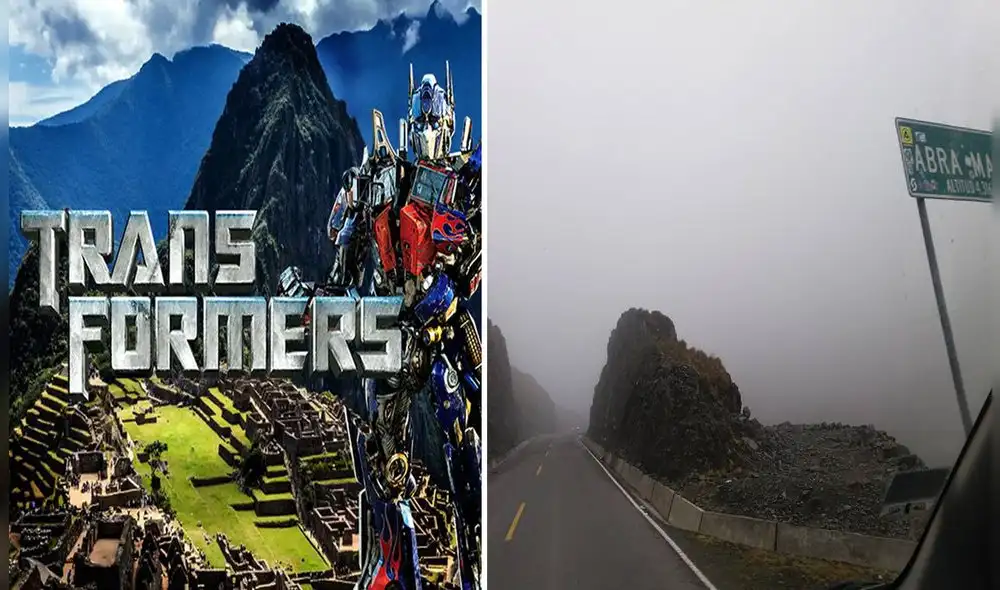 Transformers en Cusco: densa neblina en el Abra Málaga retrasa rodaje. Foto: composición LR Transformers en Cusco: densa neblina en el Abra Málaga retrasa rodaje. Foto: composición LR