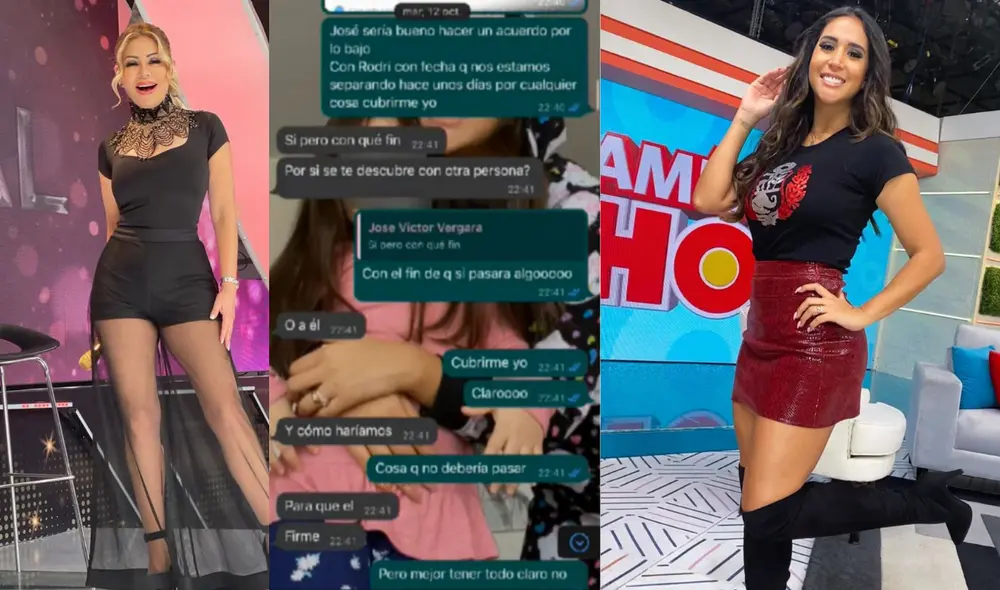 Patricia Simons reveló que América hoy puso a Melissa Paredes en suspensión perfecta de labores. Foto: Gisela Valcárcel/Melissa Paredes/Instagram. Patricia Simons reveló que América hoy puso a Melissa Paredes en suspensión perfecta de labores. Foto: Gisela Valcárcel/Melissa Paredes/Instagram.