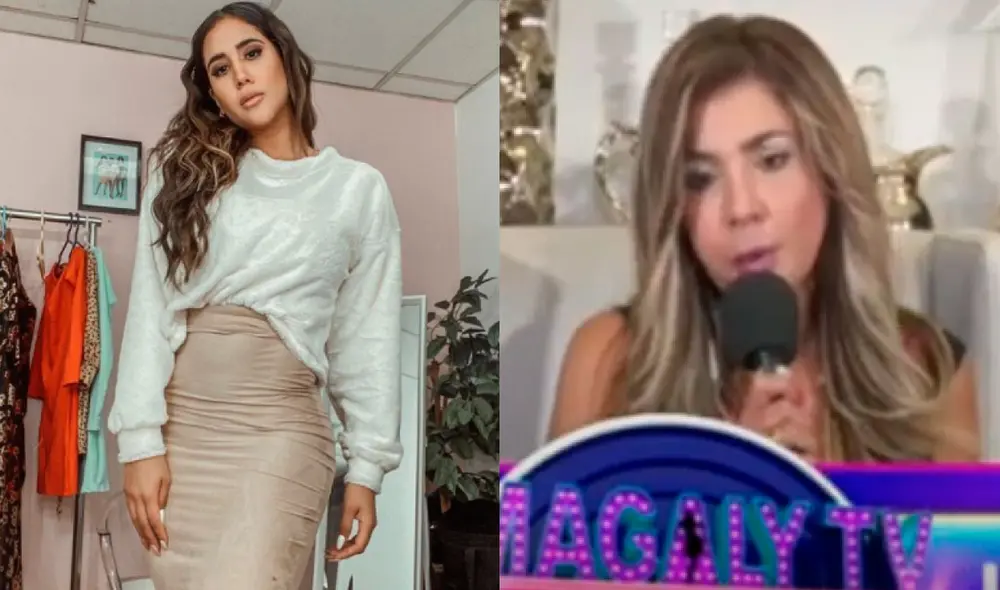 La actriz Melissa Paredes utilizó su comunicado para agradecer el apoyo que ha recibido de GV producciones. Foto: composición Melissa Paredes/Instagram, captura ATV.