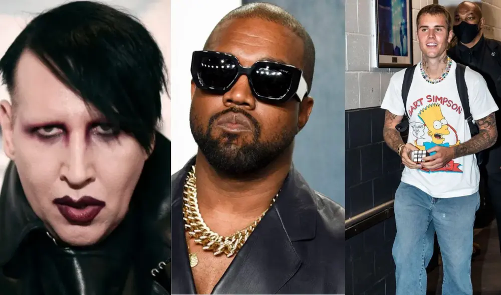 Marilyn Manson sorprendió a sus fanáticos al participar en una de las ceremonias cristianas de Kanye West. Foto: Instagram