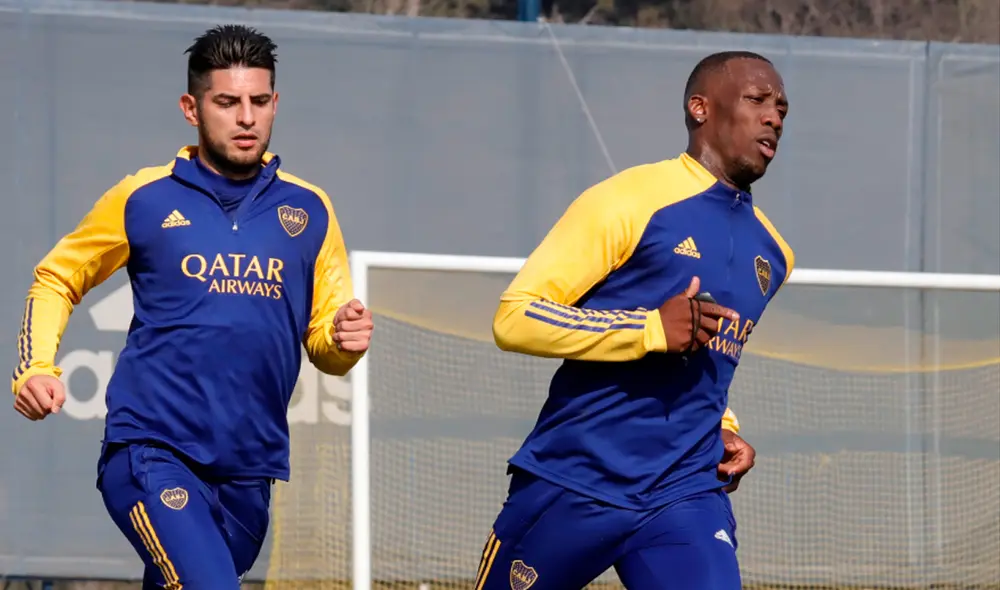 Carlos Zambrano y Luis Advíncula son los únicos peruanos en el fútbol argentino esta temporada. Foto: Boca Juniors