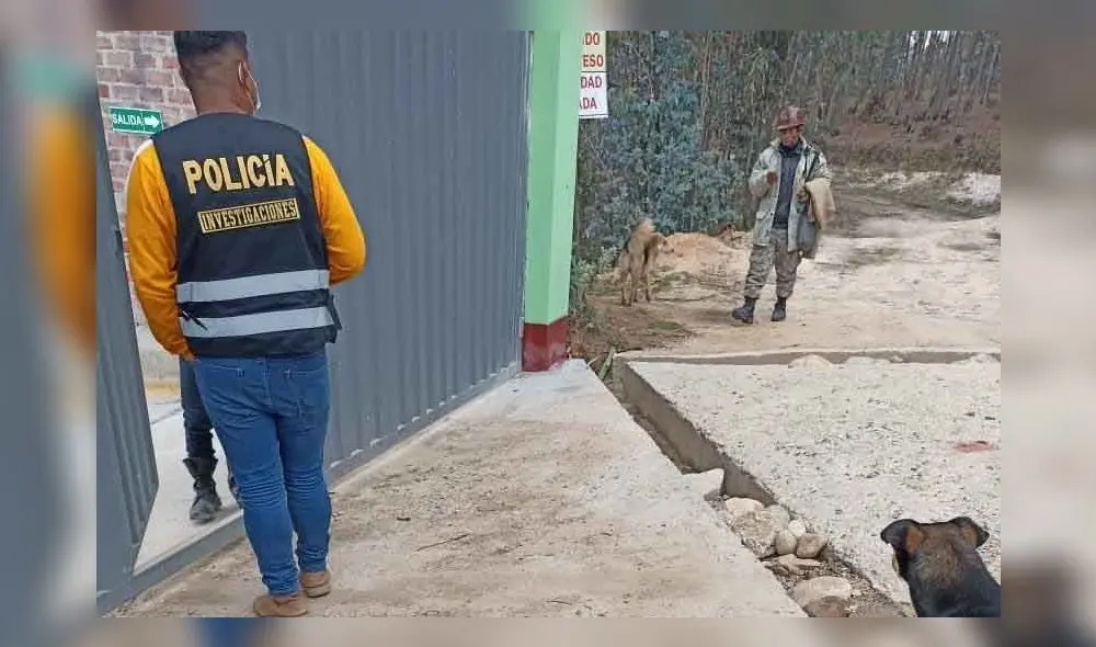 Agentes policiales de la comisaría rural de Huamachuco llegaron al lugar del accidente. Foto: difusión Agentes policiales de la comisaría rural de Huamachuco llegaron al lugar del accidente. Foto: difusión
