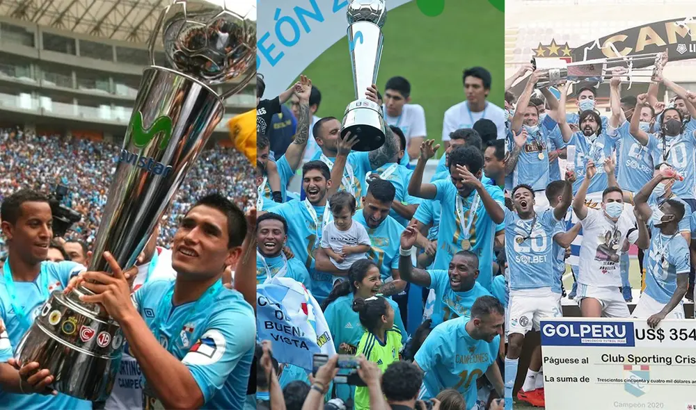 Sporting Cristal es el tercer máximo campeón peruano. Fuente: Composición Andina
