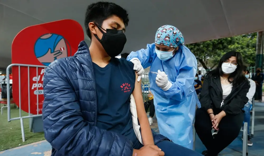 La vacunación en Perú se encuentra entre los 15 a 17 años. Foto: Minsa La vacunación en Perú se encuentra entre los 15 a 17 años. Foto: Minsa