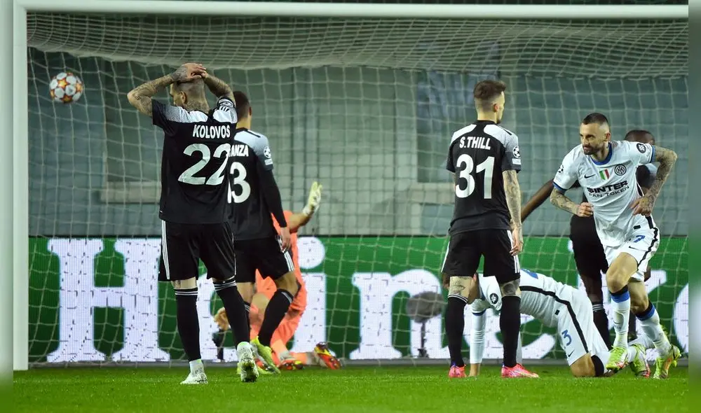 Con este triunfo, Inter rebasa al Sheriff y se ubica en la segunda posición del grupo D. Foto: Twitter Champions League