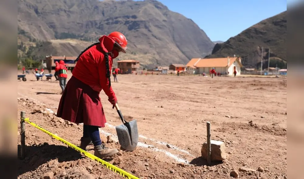 Trabaja Perú promueve la generación de empleo temporal en todo el Perú. Foto: MTPE