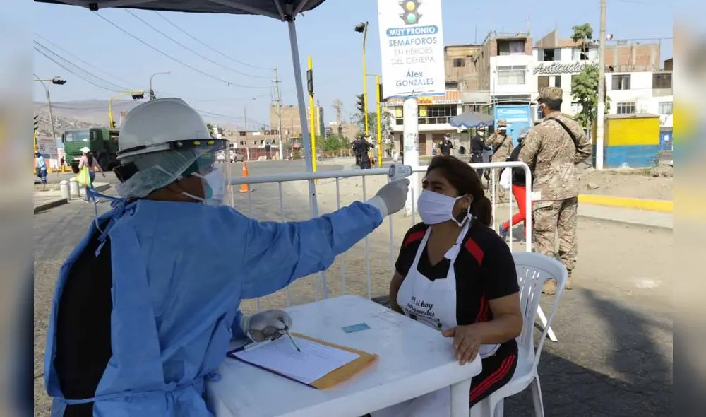 Minsa anunció que eliminará varias medidas, entre ellas, la toma de temperatura. Foto: Eric Villalobos Rojas/La República Minsa anunció que eliminará varias medidas, entre ellas, la toma de temperatura. Foto: Eric Villalobos Rojas/La República