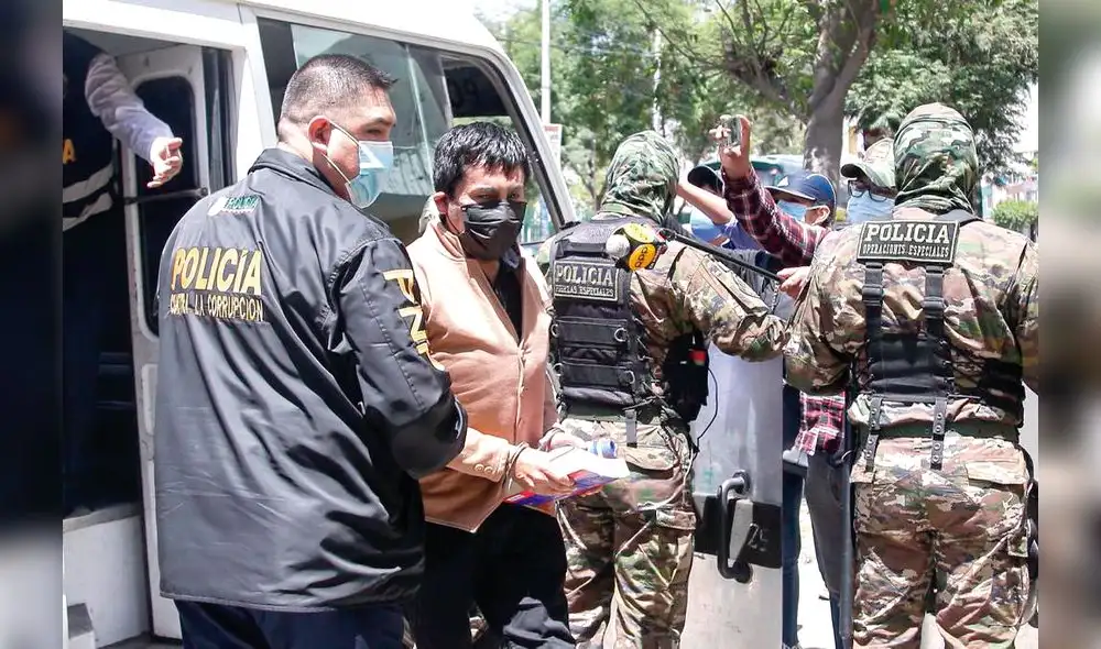 Cabeza. Elmer Cáceres es considerado el líder de organización. Foto: Rodrigo Talavera/ La República