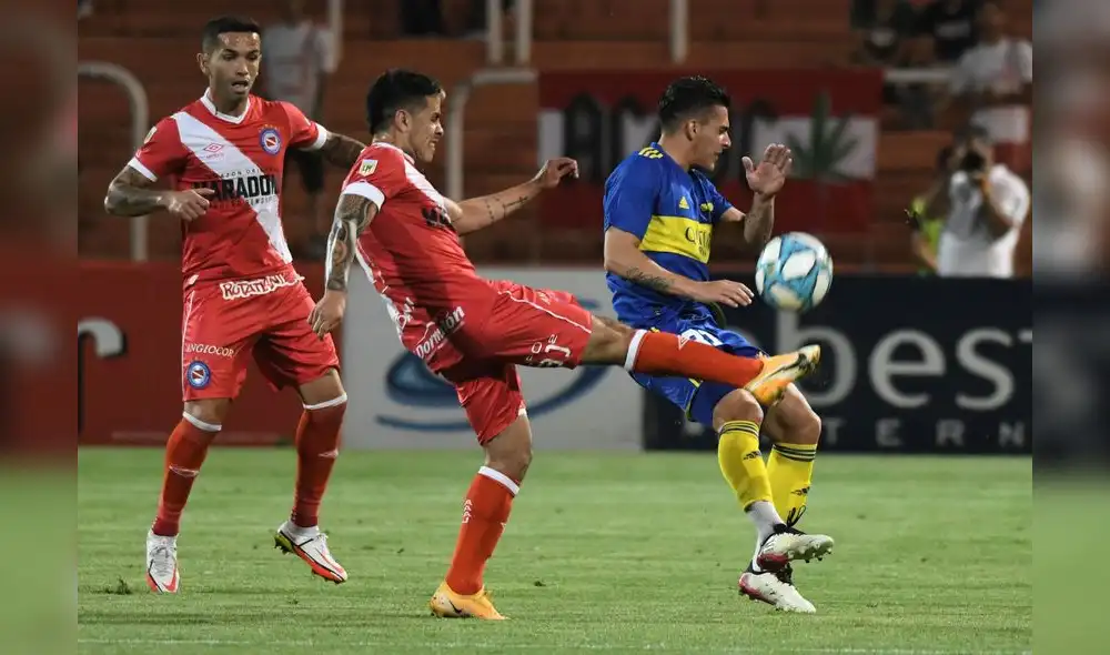 Boca Juniors vs. Argentinos Juniors: partido disputado en el Estadio Malvinas. Foto: Copa_Argentina