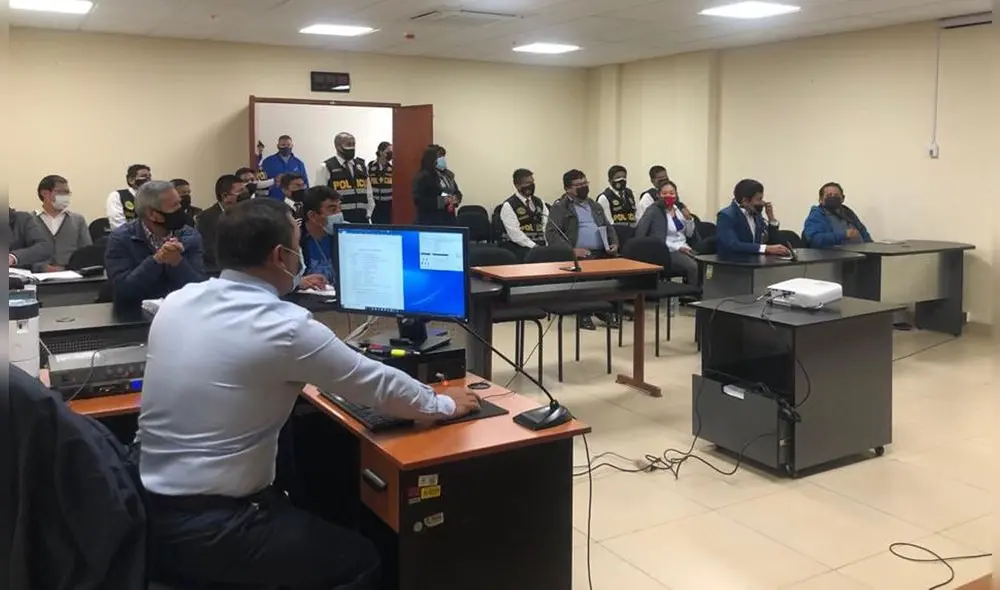 La audiencia de prisión preventiva continuará el viernes 5 de noviembre. Foto: Corte de Justicia de Arequipa