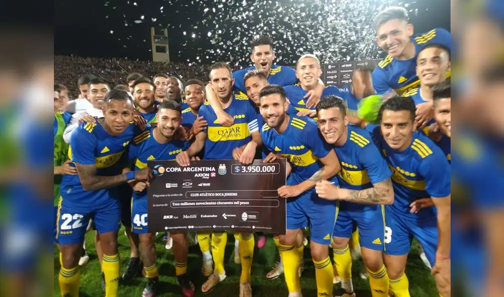 Boca Juniors clasificó a la final de la Copa Argentina 2021, la cual ganó en las ediciones 2012 y 2015. Foto: Copa_Argentina