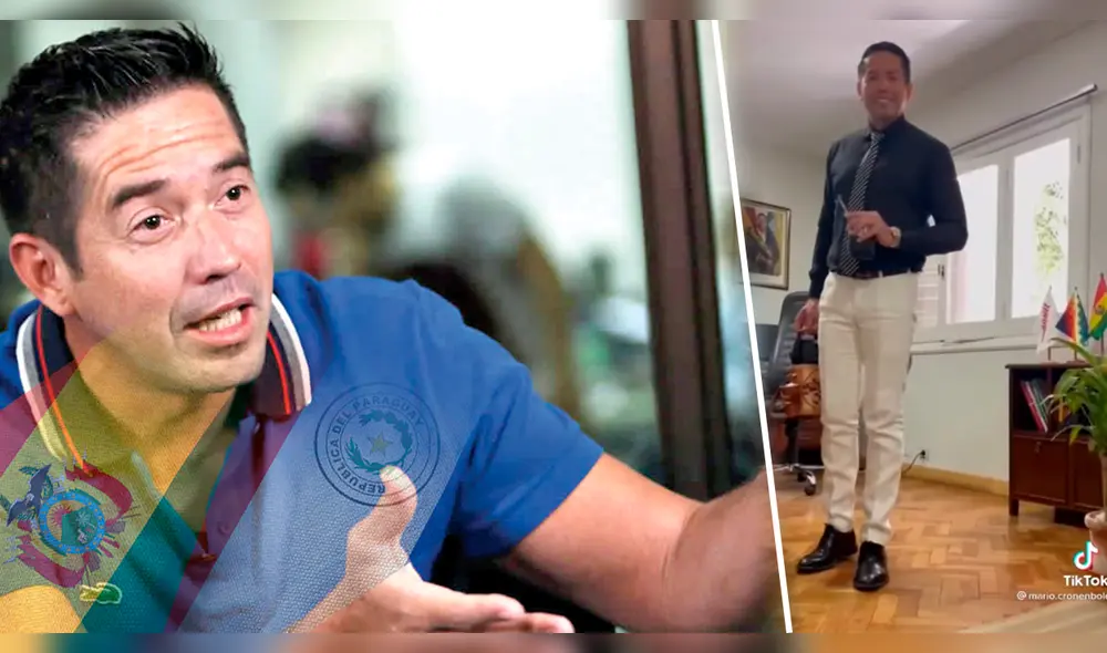 La decisión del Ministerio de Relaciones Exteriores de Bolivia se da tras la evaluación de un video que publicó Cronenbold en su cuenta de TikTok. Foto: composición/EFE La decisión del Ministerio de Relaciones Exteriores de Bolivia se da tras la evaluación de un video que publicó Cronenbold en su cuenta de TikTok. Foto: composición/EFE