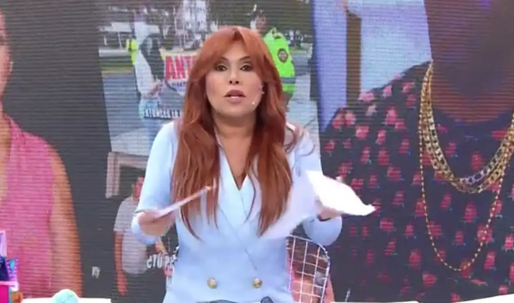 La conductora Magaly Medina se refirió en su programa sobre la impresión que tuvo al leer los resultados de ADN. Foto: Captura / ATV