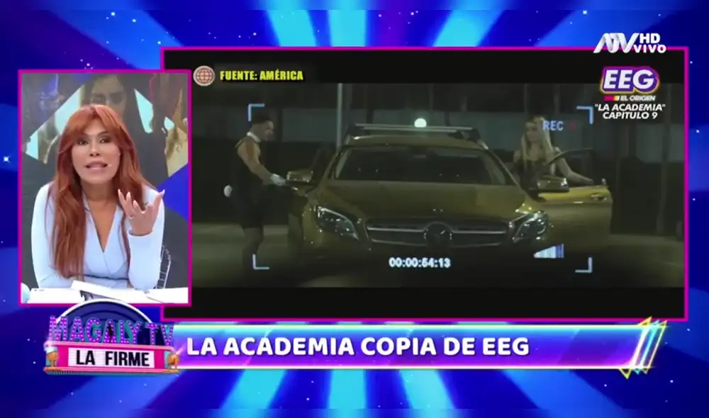 Magaly Medina acusa a creadores de La academia de tomar la palabra 'ampay', la cual tomó significado en su espacio televisivo. Foto: captura ATV