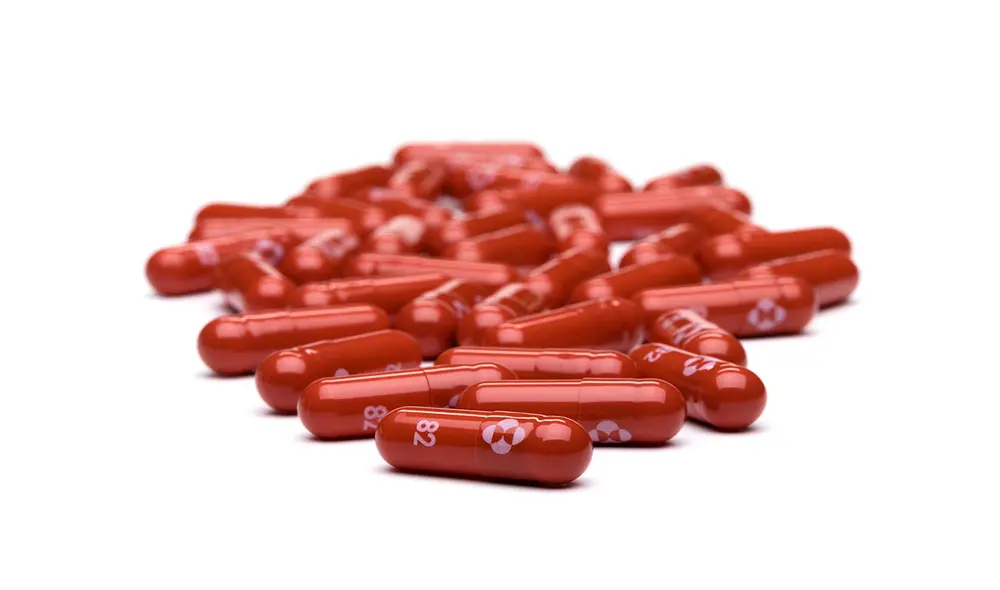 Imagen facilitada por la compañía Merck de su fármaco molnupiravir contra el coronavirus. Foto: EFE