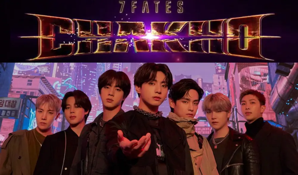 Todo sobre el lanzamiento de 7Fates: CHAKHO, el cuarto webtoon inspirado en BTS. Foto: composición Hybe