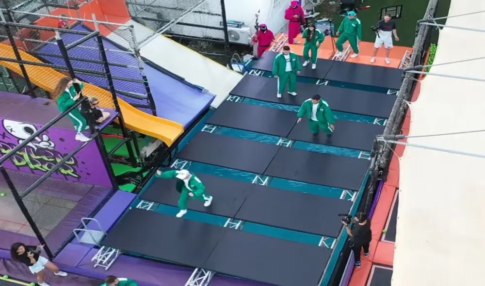 Dylen Dror tuvo la iniciativa de recrear los juegos de serie, y aunque los desafíos eran difíciles, ningún participante corrió riesgo. Foto: captura de YouTube. Dylen Dror tuvo la iniciativa de recrear los juegos de serie, y aunque los desafíos eran difíciles, ningún participante corrió riesgo. Foto: captura de YouTube.