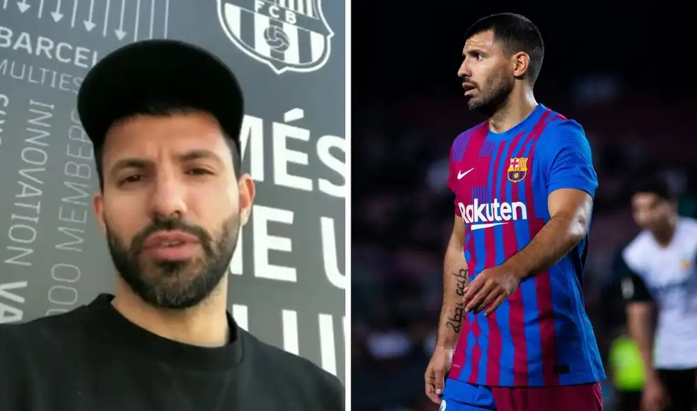 Sergio Agüero envió un video mediante las redes del club. Foto: @FCBarcelona_es. Sergio Agüero envió un video mediante las redes del club. Foto: @FCBarcelona_es.