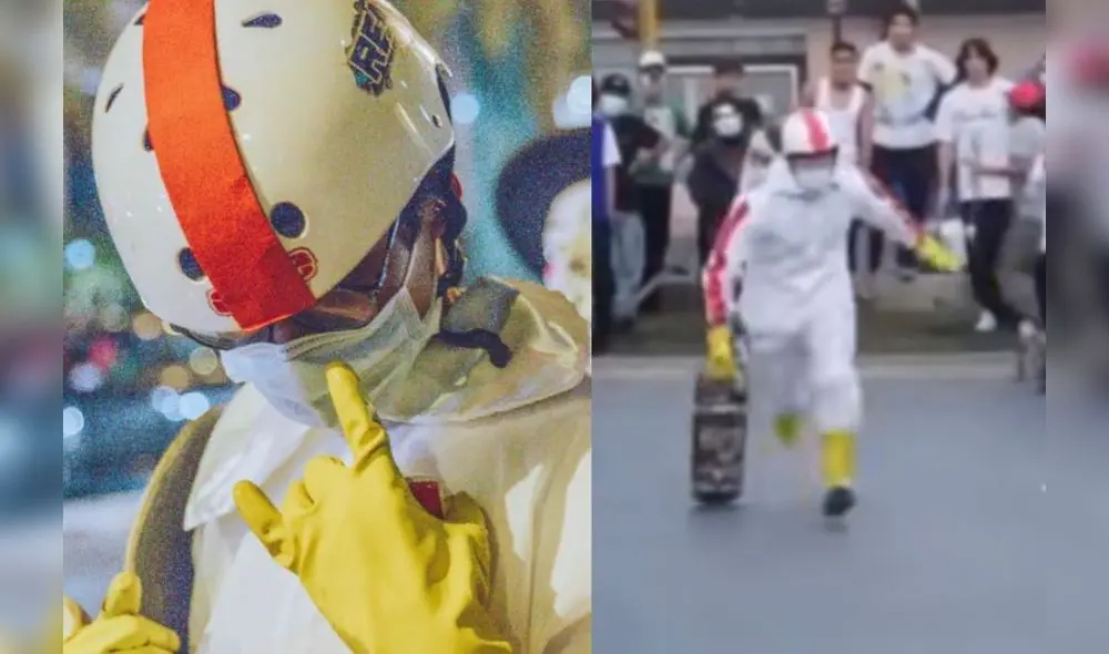 La creatividad de los peruanos no tiene límites. Un joven, que se disfrazó de su personaje favorito, se ha vuelto viral en TikTok. Foto: captura de TikTok La creatividad de los peruanos no tiene límites. Un joven, que se disfrazó de su personaje favorito, se ha vuelto viral en TikTok. Foto: captura de TikTok