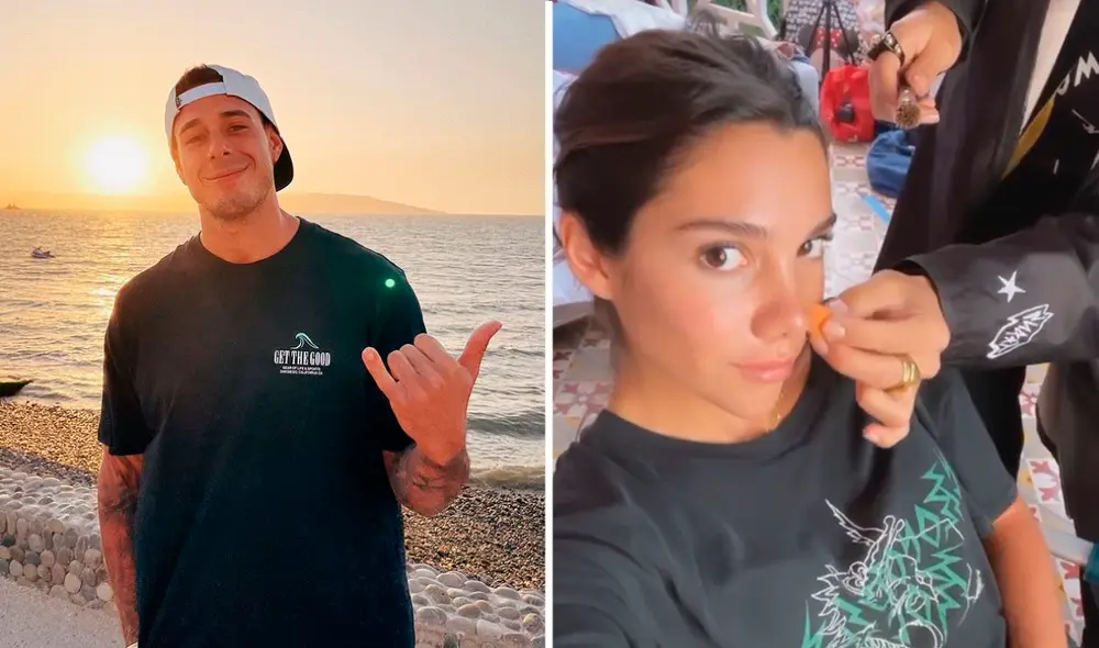 Hugo García y Mafer Neyra. Foto: composición Instagram