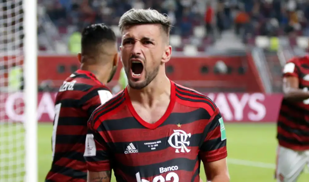 Giorgian de Arrascaeta salió campeón de la Copa Libertadores con el Mengao en 2019. Foto: EFE
