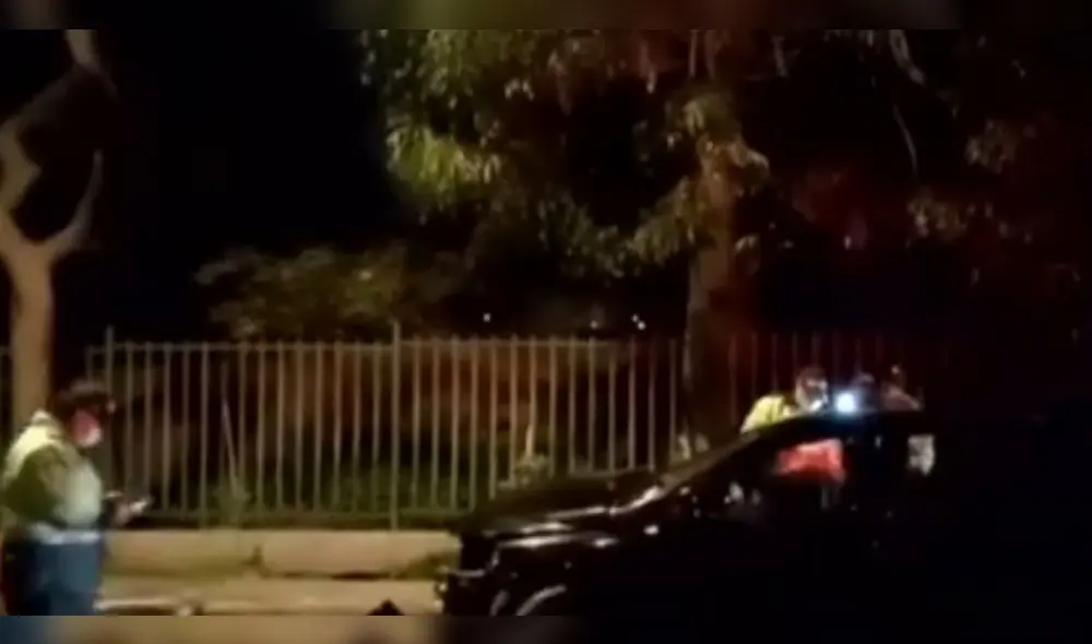 El accidente solo provocó daños materiales. Video: América Noticias