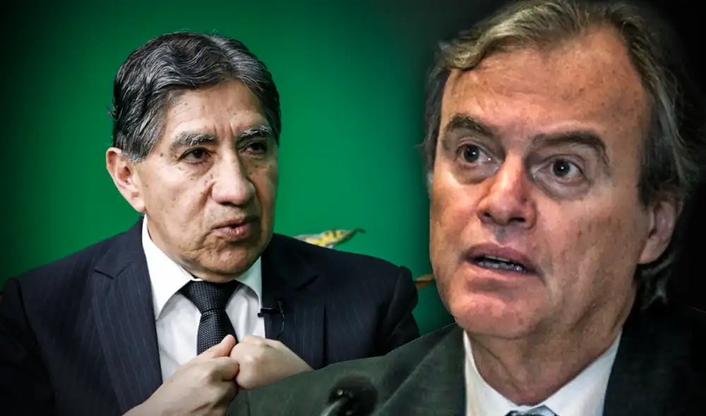 Carlos Basombrío saludó la designación del nuevo ministro del Interior, Avelino Guillén. Foto: composición de Fabrizio Oviedo/La República Carlos Basombrío saludó la designación del nuevo ministro del Interior, Avelino Guillén. Foto: composición de Fabrizio Oviedo/La República