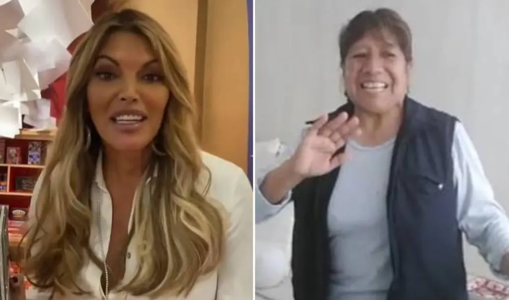 Jessica Newton registró en sus redes sociales el lindo gesto que tuvo con 'Rose'. Foto: composición/ Instagram