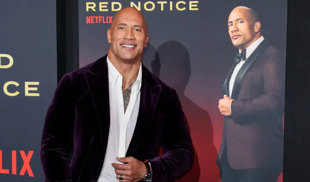 Dwayne Johnson está próximo a estrenar Red Notice. Foto: EFE