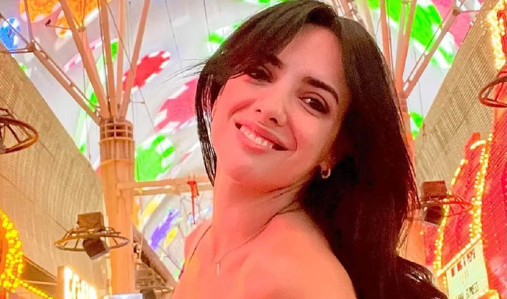 Rosángela Espinoza viajó a los estudios de Telemundo en Las Vegas tras ser eliminada de Esto es guerra. Foto: Rosángela Espinoza/ Instagram