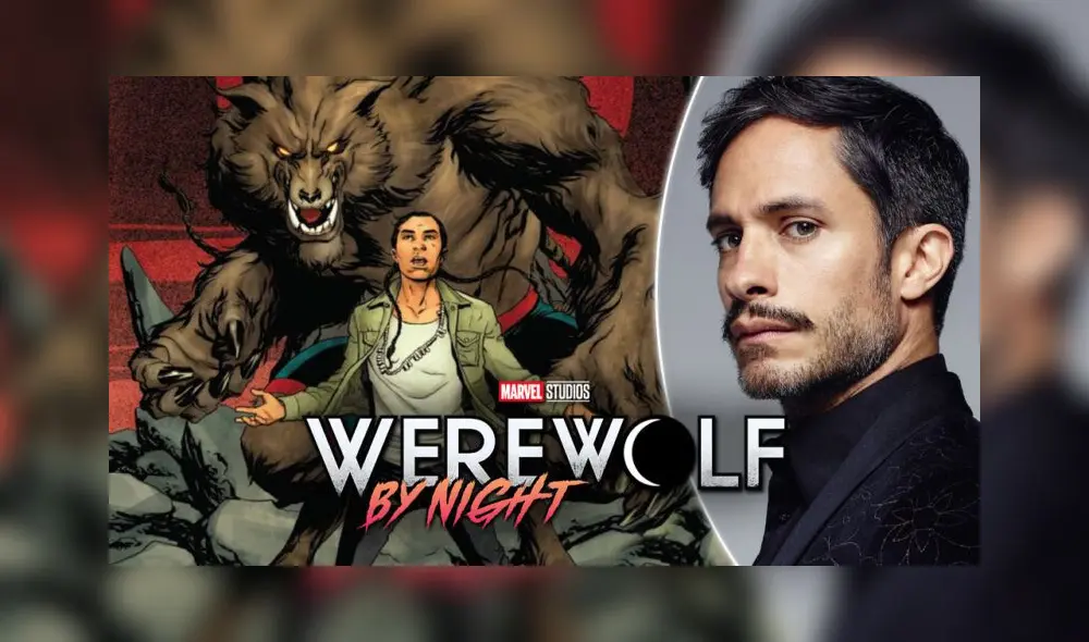 El mexicano Gael García Bernal será parte de Werewolf by night. Foto: composición/Marvel Comics