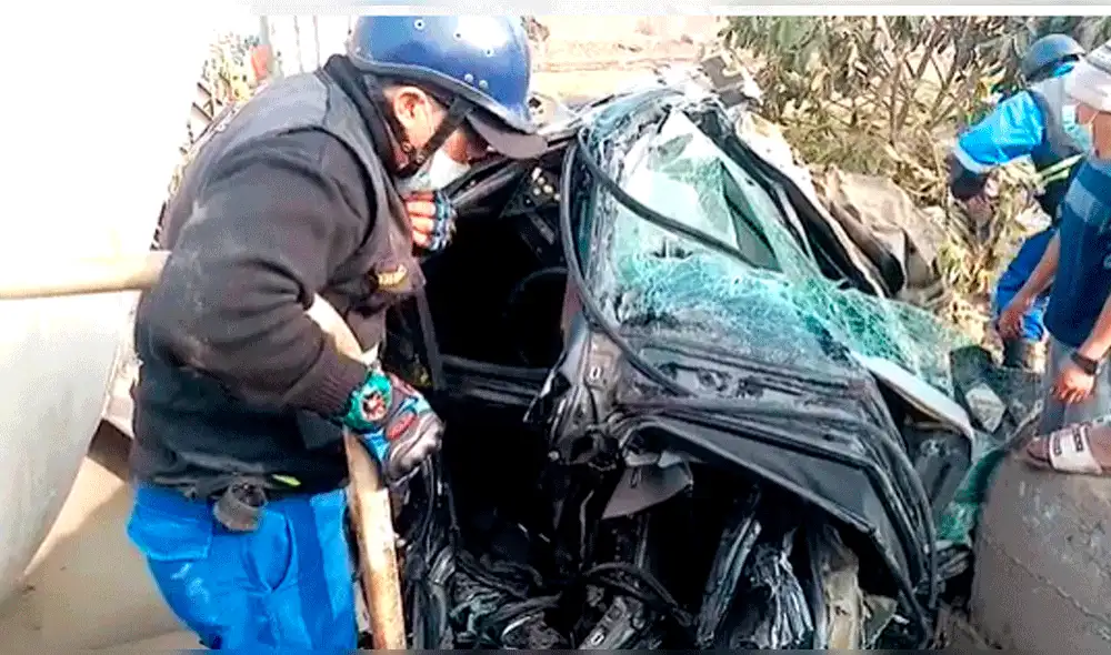 Chofer del tren fue conducido a la comisaría más cercana. Foto: Municipalidad de Ate Chofer del tren fue conducido a la comisaría más cercana. Foto: Municipalidad de Ate