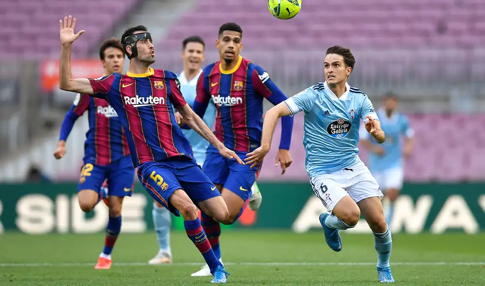 FC Barcelona y Celta de Vigo se enfrentarán en Balaídos. Foto: AFP