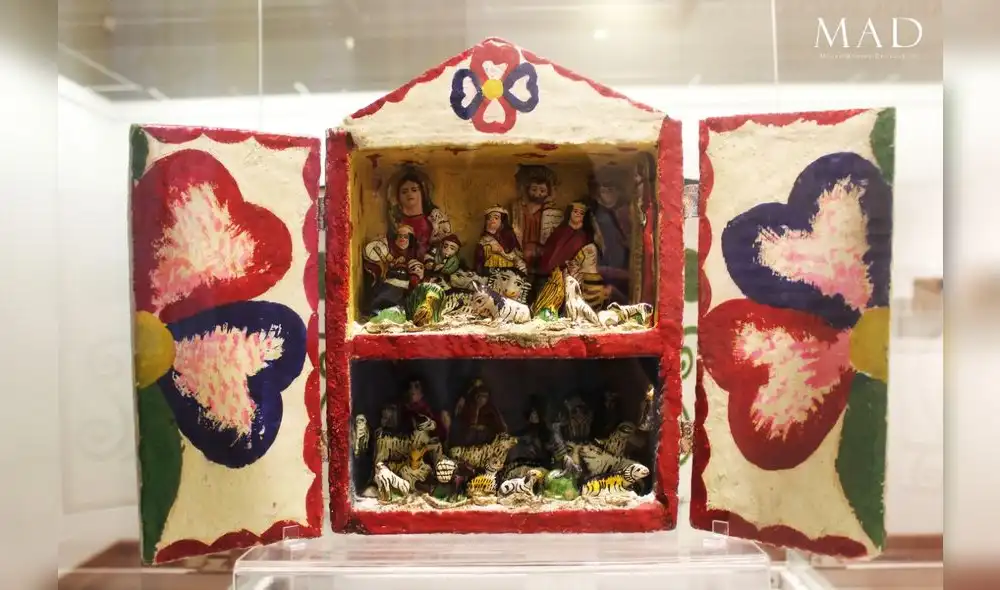 Uno de los cajones de San Marcos que se exhibe en la muestra del Museo de Minerales Andrés del Castillo.