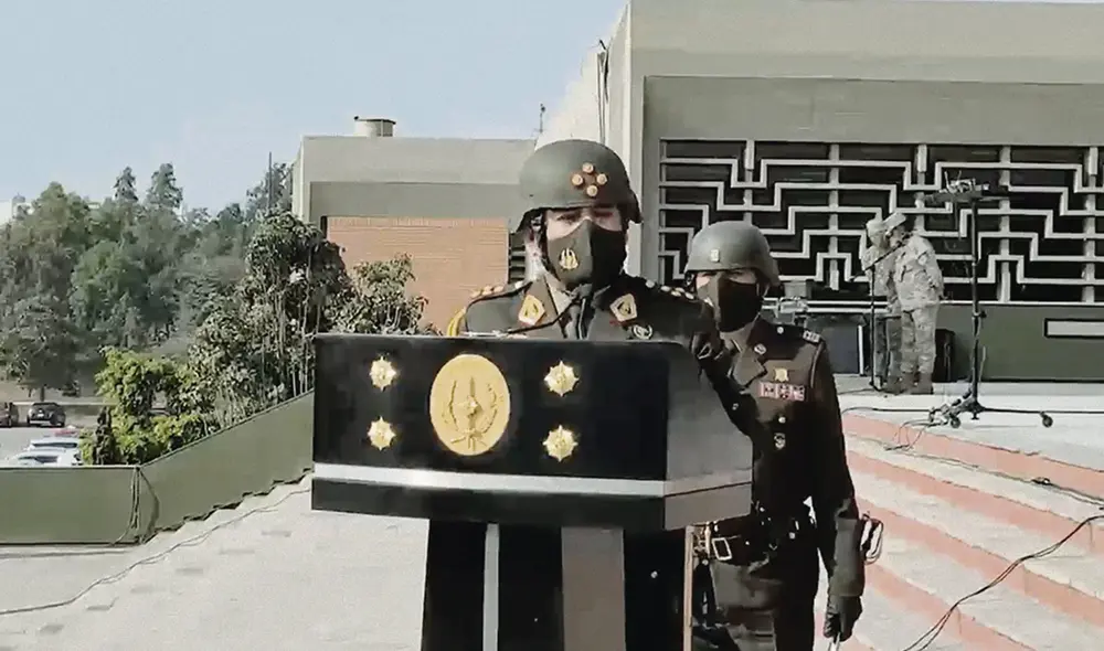 No era la forma. El ex comandante general del Ejército José Vizcarra Álvarez dijo en su discurso de despedida que durante el proceso de ascensos de grado rechazó la "intromisión externa". Foto: difusión