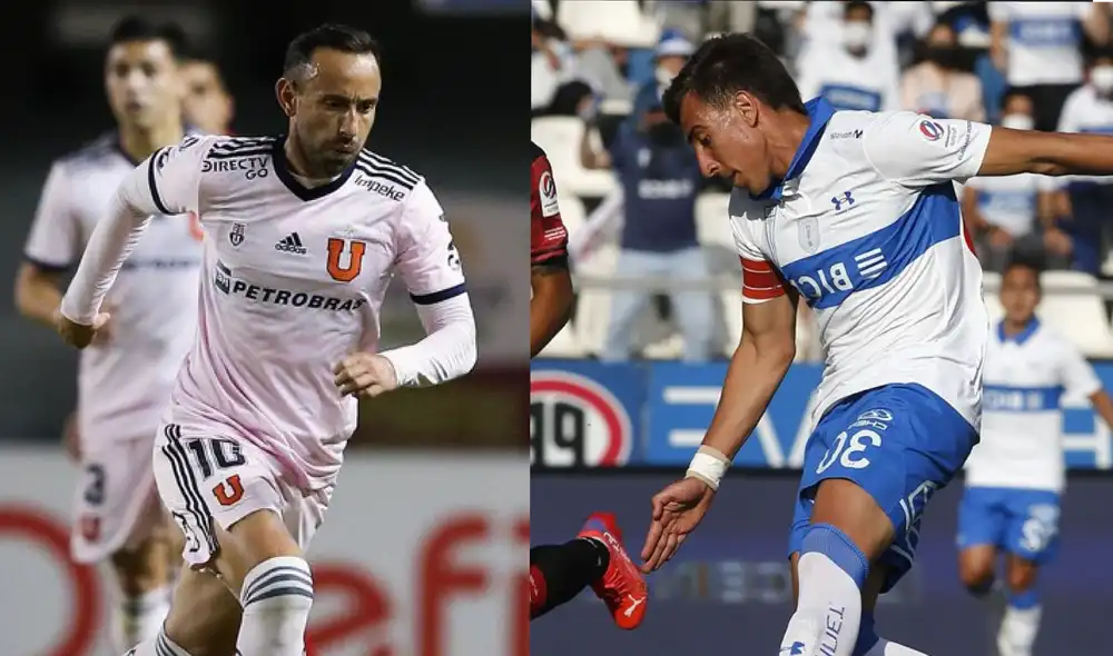 El encuentro entre ambos equipos chilenos se dará en el estadio San Carlos de Apoquindo. Foto: Composición LR/ @udechileoficial @cruzados_oficial El encuentro entre ambos equipos chilenos se dará en el estadio San Carlos de Apoquindo. Foto: Composición LR/ @udechileoficial @cruzados_oficial